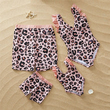 Load image into Gallery viewer, Family Matching Swimwear Polka Dot Print Sexy Swimsuit 2020 Mother and Daughter Clothes Beach Shorts Men Boys Family Look C0368