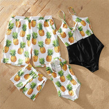 Load image into Gallery viewer, Family Matching Swimwear Polka Dot Print Sexy Swimsuit 2020 Mother and Daughter Clothes Beach Shorts Men Boys Family Look C0368