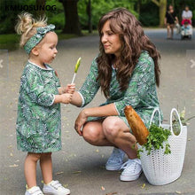 Load image into Gallery viewer, Family Matching Outfits Dress Mother Daughter Dresses Ladies Dresses Kids Clothes Mom Daughter Clothes Family Clothing C0254
