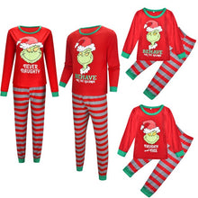 Load image into Gallery viewer, 2019 Christmas Hat Parent-child Leisurewear Pajamas Paternity Suit. Mother Suit

