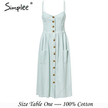 Load image into Gallery viewer, Mother and kids casual button dress Solid matching mom baby family clothes outfits cotton dress Cute baby romper summer dress
